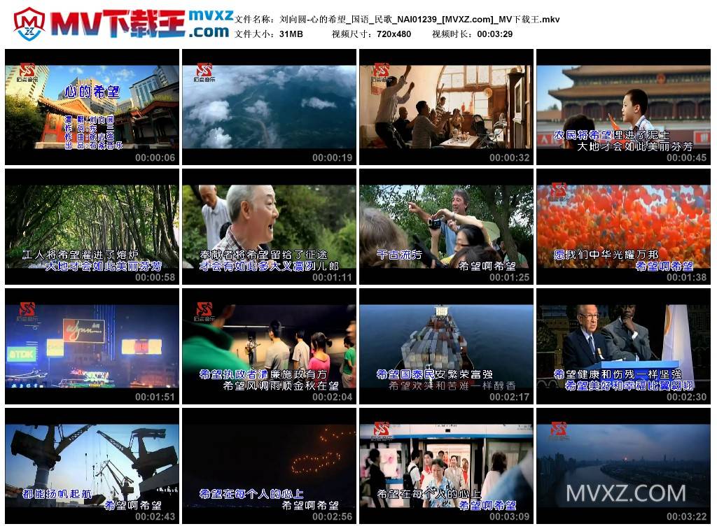 刘向圆-心的希望_国语_民歌_NAI01239
